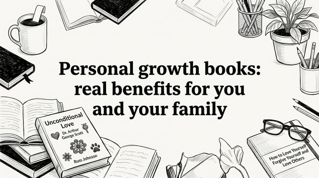 Personal growth books: real benefits for you and your family