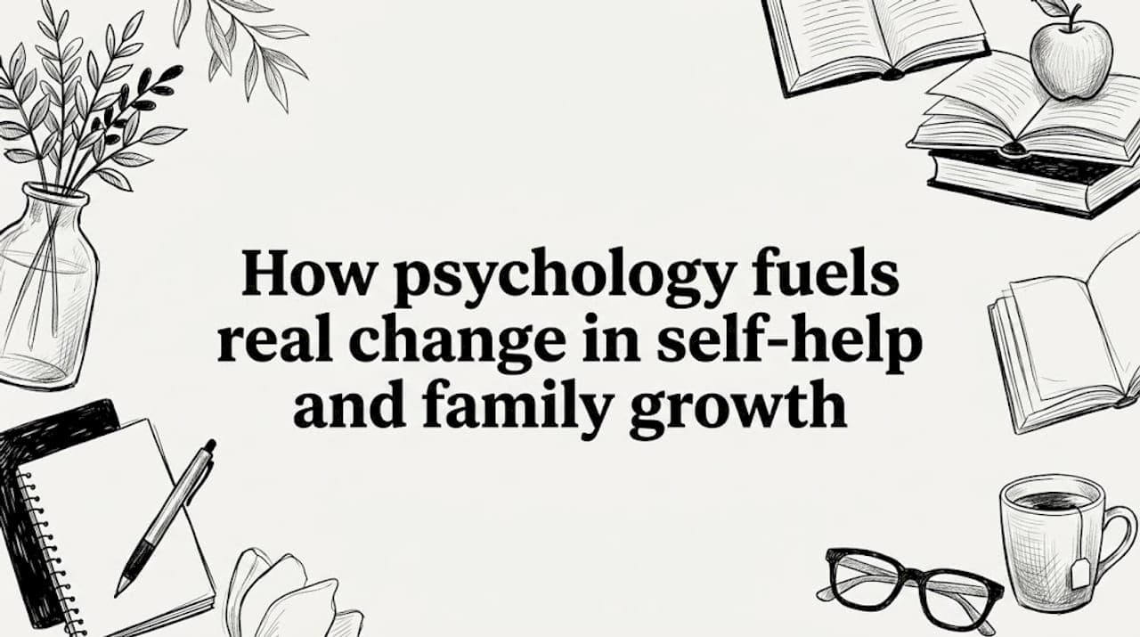 How psychology fuels real change in self-help and family growth